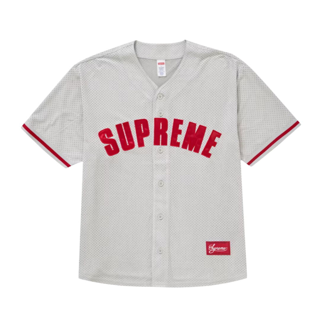 Supreme Ultrasuede Mesh Baseball Jersey